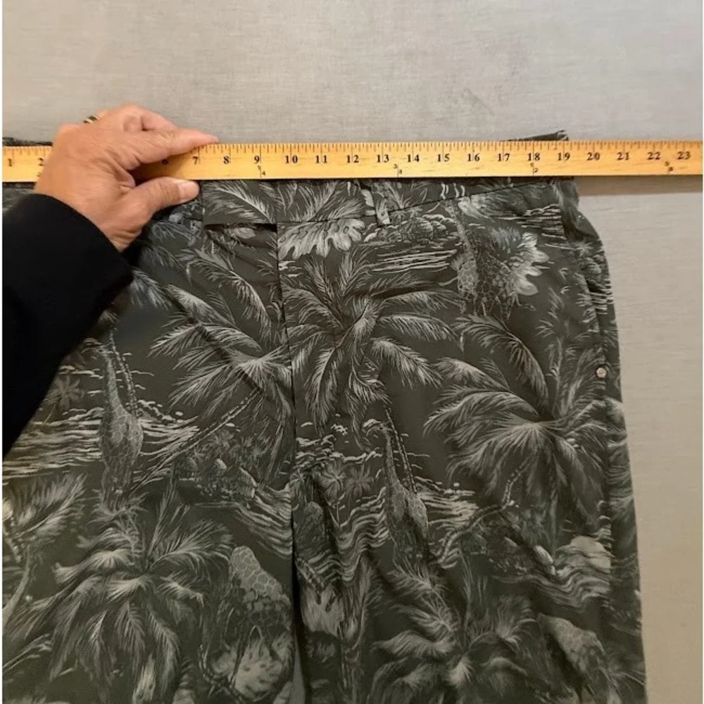 RLX Ralph Lauren Palm Tree Print‎ Golf Shorts Size 38X10 Mens Tropical Casual